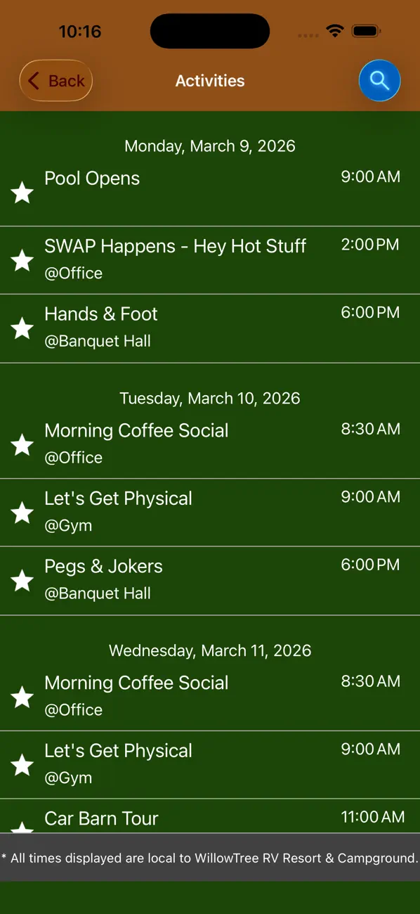 Willow Tree RV Resort screenshot 1