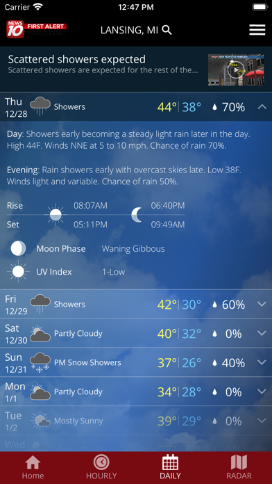 WILX First Alert Weather screenshot 2