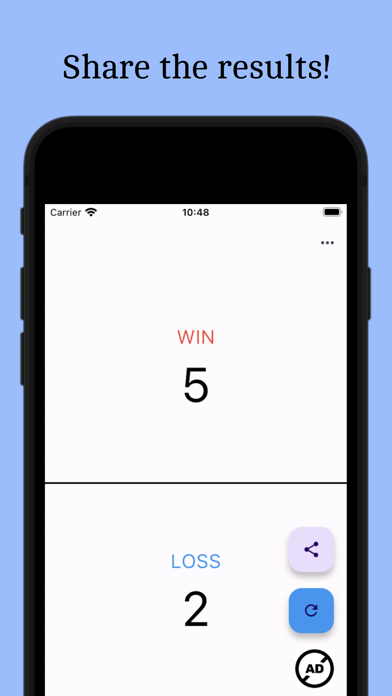 Win-Loss Counter screenshot 3