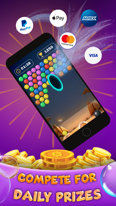 Win Real Prizes Bubble Shooter screenshot 4