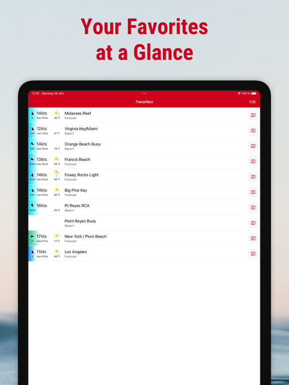 Windfinder: Wind & Weather map screenshot 4