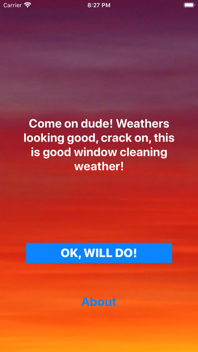 Window Cleaner Weather App screenshot 3