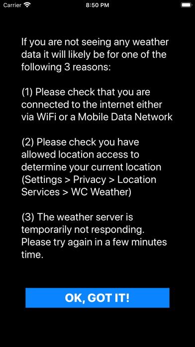 Window Cleaner Weather App screenshot 2
