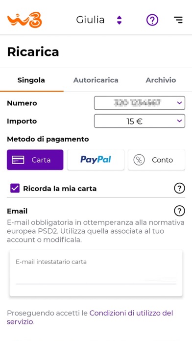 WINDTRE screenshot 2