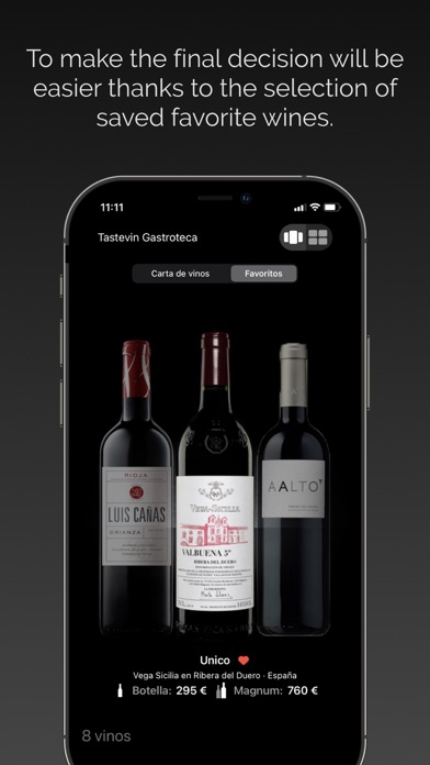 Wine Advisor for restaurants screenshot 1