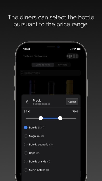 Wine Advisor for restaurants screenshot 2