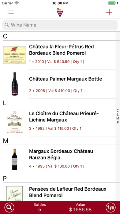 Wine Cellar Database screenshot 5