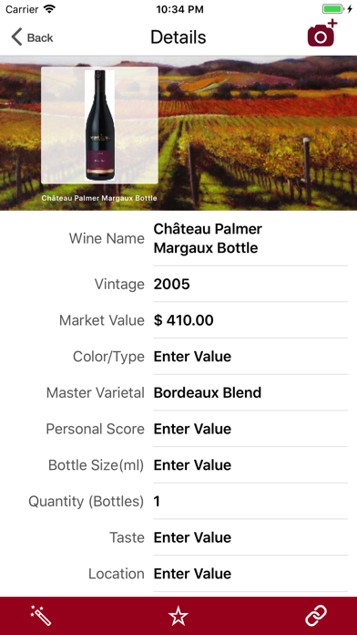 Wine Cellar Database screenshot 4