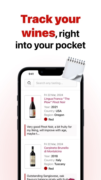 Wine Tracker: Tasting Notes screenshot 3