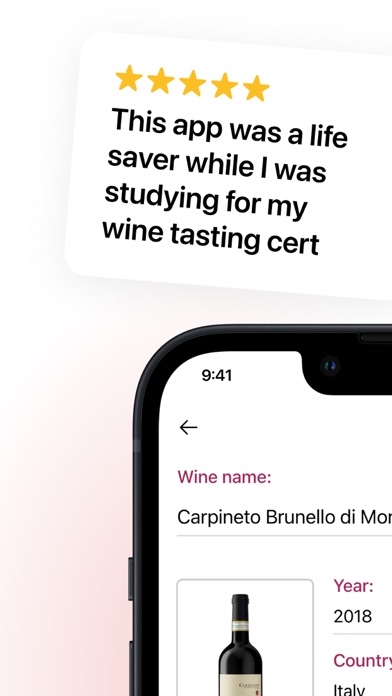 Wine Tracker: Tasting Notes screenshot 1