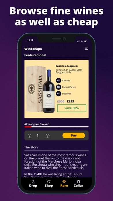 Winedrops Club screenshot 1