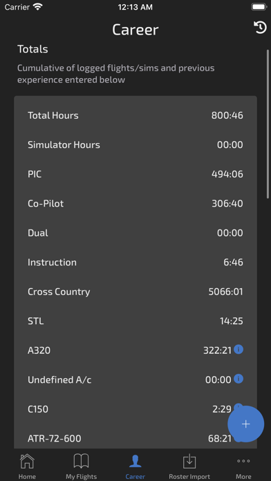 Wingman Pilot Logbook screenshot 2