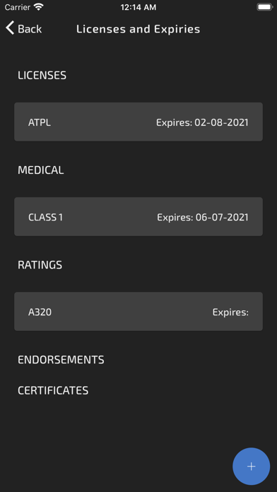 Wingman Pilot Logbook screenshot 1