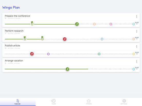 WinGo Plan: projects & goals screenshot 1