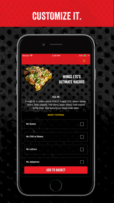 Wings Etc. screenshot 4