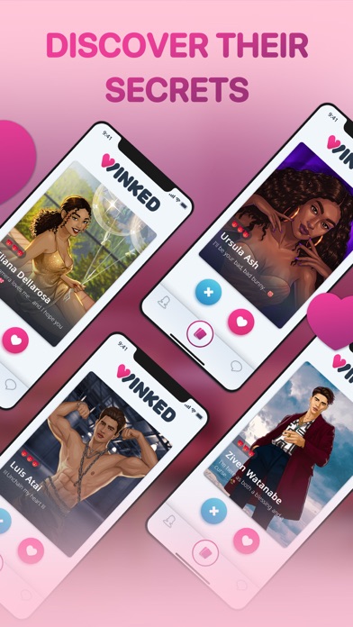 Winked: Choose, Flirt, Love screenshot 1
