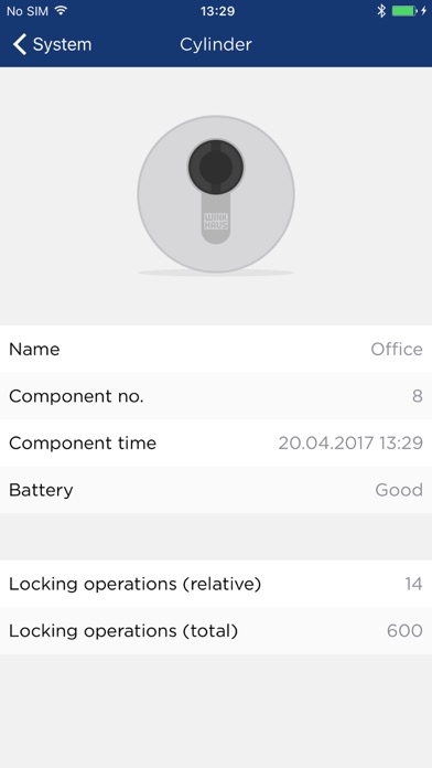 Winkhaus blueSmart screenshot 2