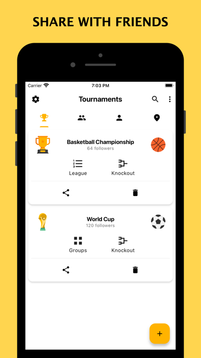 Winner - Tournament Maker App screenshot 1