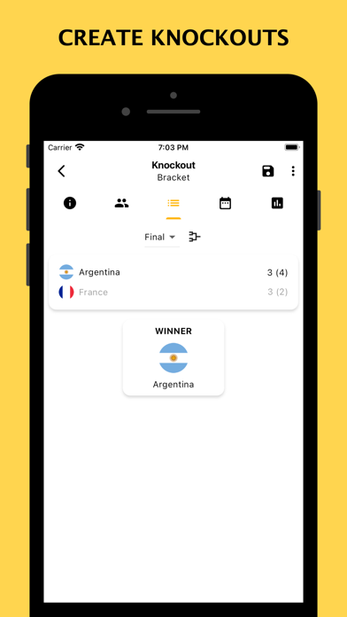 Winner - Tournament Maker App screenshot 3
