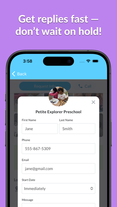 Winnie: Find Child Care Nearby screenshot 1