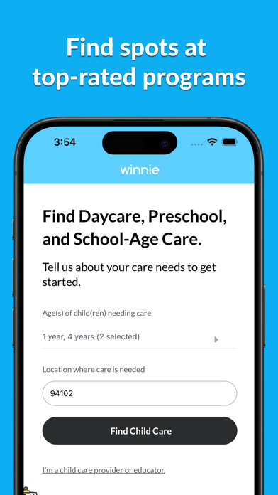 Winnie: Find Child Care Nearby screenshot 5