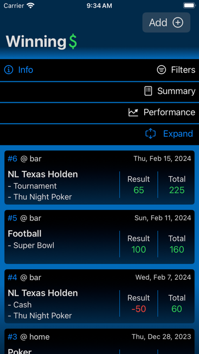 Winnings screenshot 2