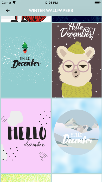 Winter Backgrounds HD Images screenshot 3