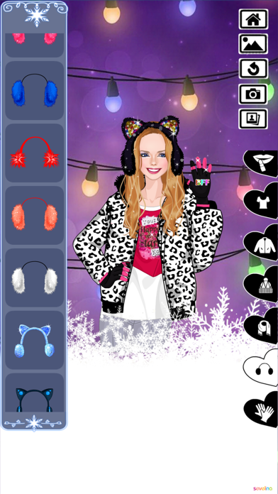 Winter time warm dress up game screenshot 3