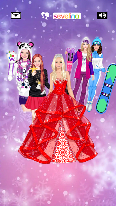 Winter time warm dress up game screenshot 4