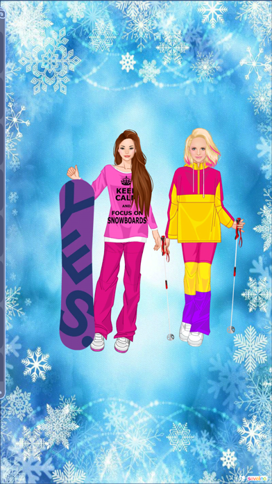Winter time warm dress up game screenshot 2