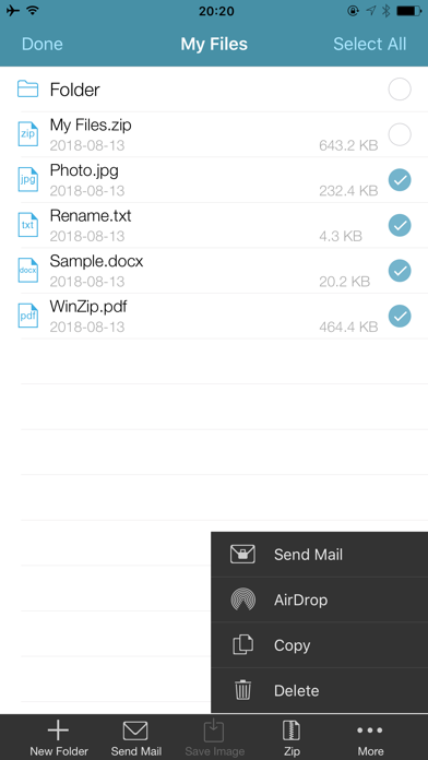 WinZip Pro: zip, unzip & rar screenshot 6