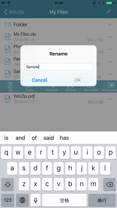 WinZip Pro: zip, unzip & rar screenshot 5