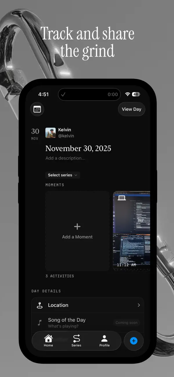 WIP - Daily Progress Tracker screenshot 1