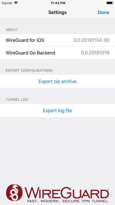 WireGuard screenshot 1