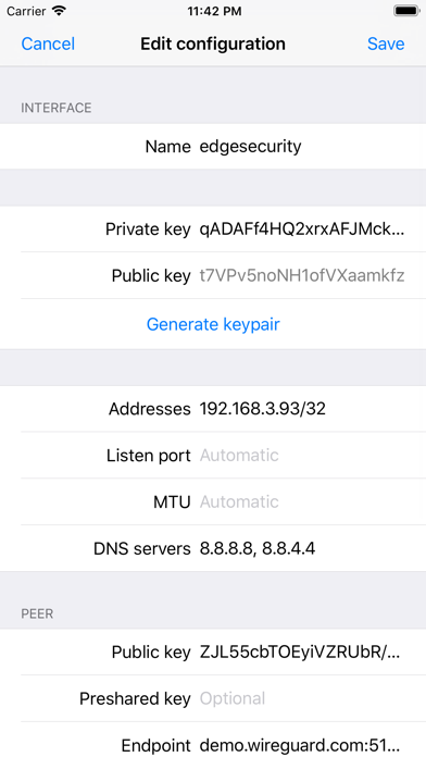 WireGuard screenshot 2
