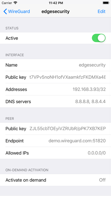WireGuard screenshot 3