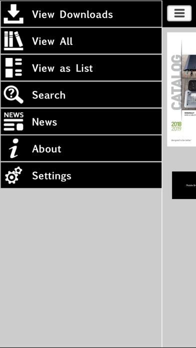 Wiremold Literature App screenshot 1