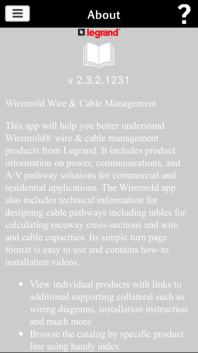 Wiremold Literature App screenshot 2