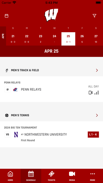 Wisconsin Badgers screenshot 3