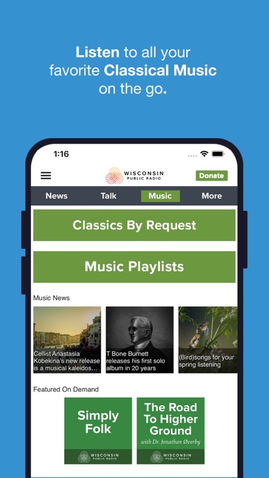 Wisconsin Public Radio App screenshot 2