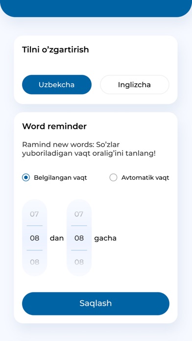 Wisdom lug'ati: English-Uzbek screenshot 1
