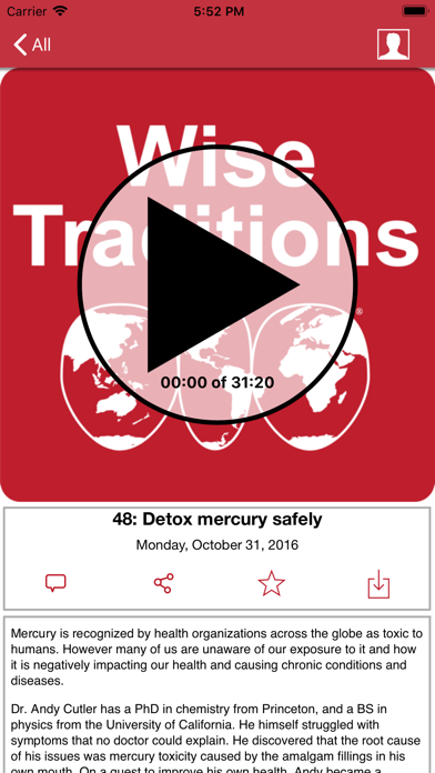 Wise Traditions Podcast screenshot 1