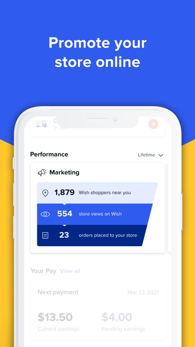 Wish Local for Partner Stores screenshot 1