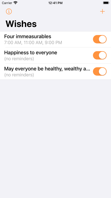 Wishes - reminder for wish screenshot 2