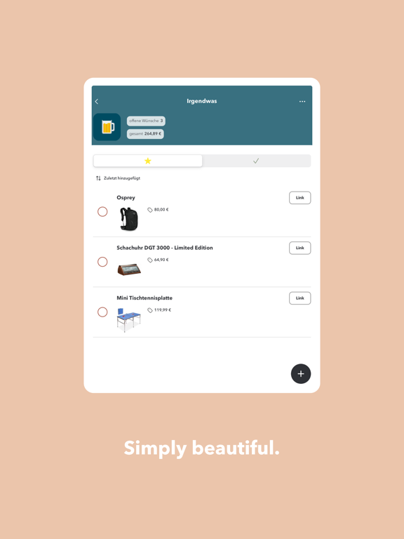 Wishlists - online wishlist screenshot 3