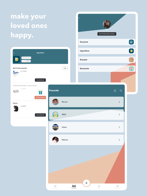 Wishlists - online wishlist screenshot 2