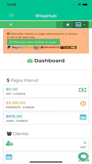 WispHub screenshot 3