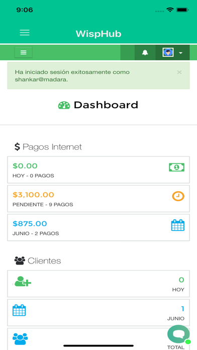 WispHub screenshot 5