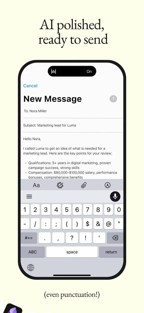Wispr Flow: AI Voice Keyboard screenshot 4