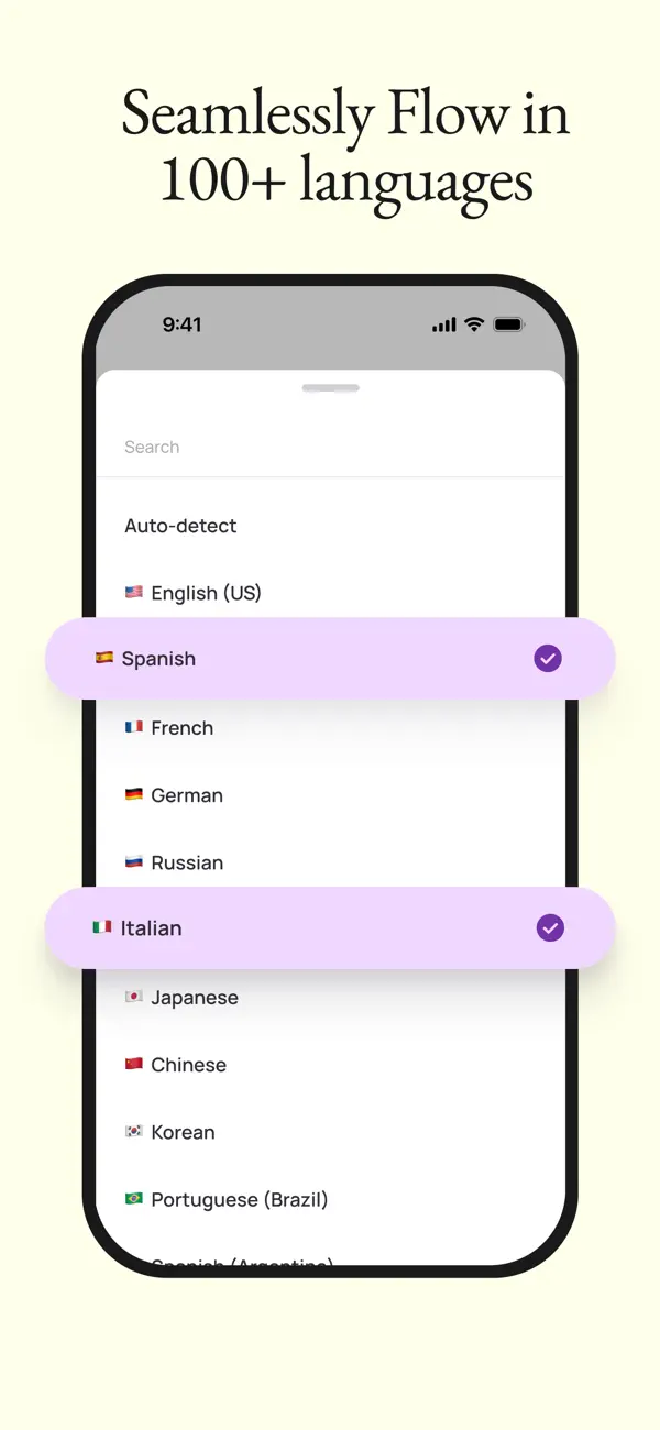 Wispr Flow: AI Voice Keyboard screenshot 1